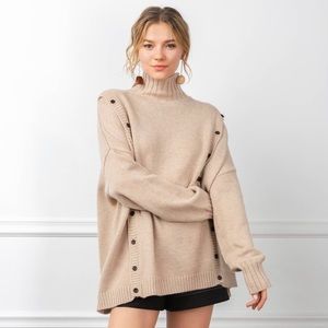 Jing Theodora sweater : Tan, One size
